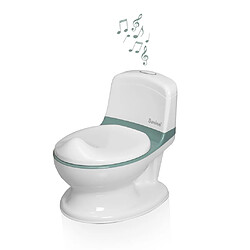 Baninni Pot de toilette avec son Pippe Vert et blanc