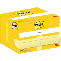 Notes Adhésives Post-it Canary Jaune (12 Unités)