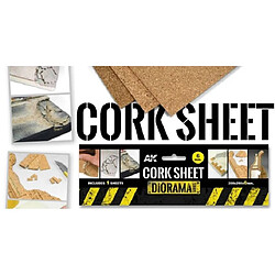 Acheter Ak Interactive Cork Sheet - Coarse Grained 200x290x6mm - Décor Modélisme