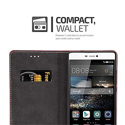 Acheter Cadorabo Coque Huawei P8 Etui en Rouge