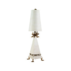 Elstead Lighting Lampe de table Leda Acier Crème