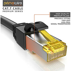 Acheter Primewire Câble réseau Cat 7 Ethernet Gigabit de 0,5 m - 10000 Mbit s - Câble Patch - Cat 7 Blindage S FTP PIMF avec fiche RJ 45 - Switch routeur Modem Point d'accès