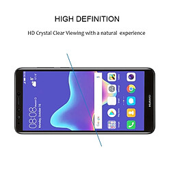 Acheter Wewoo Film plein écran en verre trempé anti-rayures en soie pour Huawei Y9 2018 noir 0.26mm 9H 2.5D