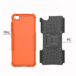 Avis Wewoo Coque Renforcée Pneu Texture TPU + PC Housse de protection antichoc pour Xiaomi Redmi Go avec support Rouge