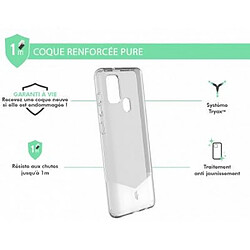 Force Case Coque Renforcée pour Samsung Galaxy A21s PURE Transparent