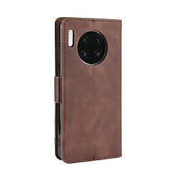 Acheter Wewoo Housse Coque Étui en cuir à Motif peau de veau de style portefeuille pour Huawei Mate 30avec fente carte séparée marron