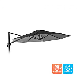 Elios Parasols Toile de Remplacement pour tonnelle de jardin octogonal 3x3 bras en aluminium Paradise Noir