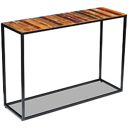 Maison Chic Table console | Meuble d'entrée | Table d'appoint Bois de récupération massif 110 x 35 x 76 cm -GKD70741 pas cher