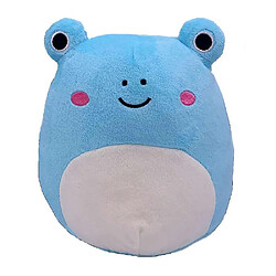 Universal Jouet doux en peluche en peluche, coton poupée à coussin souple déco (bleu)