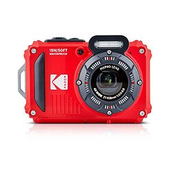 KODAK Pixpro Pack WPZ2 + 1 carte SD Kodak - Compact 16MP, étanche à 15m, Anti-Choc, Video 720p, Ecran LCD - Rouge - Rouge