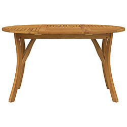 Avis Maison Chic Table de jardin | Table d'extérieur 150x90x75 cm Bois d'acacia solide -GKD17152