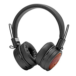 Sbs GAL-129305 Casque Audio Sans Fil Bluetooth Circum Auriculaire Pliable Contrôle des Appels Réglable Microphone Noir