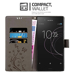 Avis Cadorabo Coque Sony Xperia XZ1 Etui en Gris