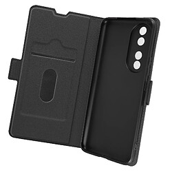 Avizar Étui pour Honor 90 Porte-carte Support Wallet Slim Noir