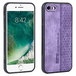 Coque en TPU + PU AZNS anti-chute pour votre iPhone 7/8 4.7 pouces/SE (2020)/SE (2022) - violet