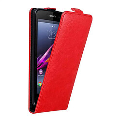 Cadorabo Coque Sony Xperia Z1 Etui en Rouge