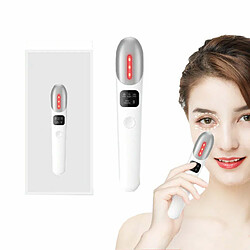 Justgreenbox Mini Electric Vibration Eye Face EMS Red Light Therapy Anti-Ageing Wrinkle Dark Circle Removal