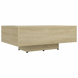 vidaXL Table basse Chêne sonoma 85x55x31 cm Bois d'ingénierie