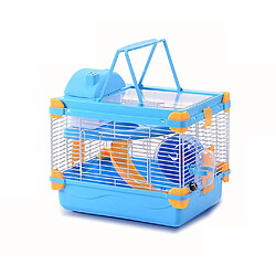 Universal Hamster Cage Transparent Brun Petit Animal Cage Idée Hamster Manor Cage Petit Animal Accessoires Portable Hamster Cage |