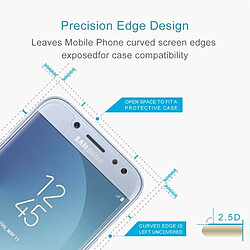 Wewoo Verre trempé pour Samsung Galaxy J5 2017 version de l'UE 0.26mm 9H Surface dureté 2.5D anti-déflagrant non-écran plein écran en Film 2 PCS