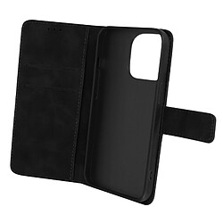 Avizar Étui pour iPhone 14 Pro Folio Portefeuille Support Vidéo Mat Soft Touch noir