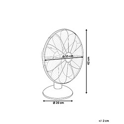 Avis Beliani Ventilateur de table WENSUM Argenté