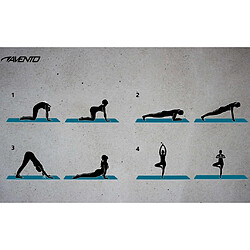 Avento Tapis de fitness/yoga basique Noir pas cher