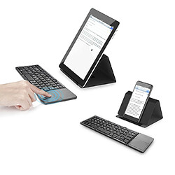 Touchpad pliable de clavier de pliage sans fil portatif Bluetooth 3.0