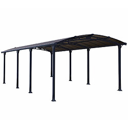 Carport 30.8m² gris anthracite - 704340 - PALRAM 