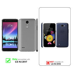 Cadorabo Coque LG K4 2017 Etui en Argent