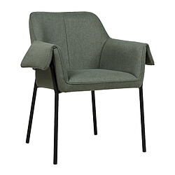 Beliani Fauteuil ARLA Tissu Vert foncé