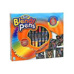 Venteo - Blendy Pens surprise art poster set - Des feutres uniques et facile à utiliser - 12 feutres, 132 fusions de couleurs