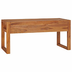 Maison Chic Meuble TV scandinave - Banc TV pour salon 100x40x45 cm Bois de teck -MN55721 pas cher