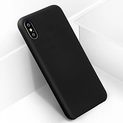 Avizar Coque iPhone X / XS Silicone Semi-rigide Mat Finition Soft Touch noir