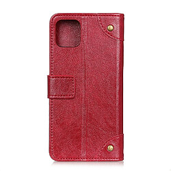 Avis Wewoo Coque Etui à rabat en cuir pour iPhone 11 support fentes de cartes et porte-monnaie vin rouge