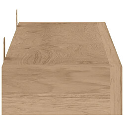 Acheter vidaXL Étagères murales 2 pcs 90x15x4 cm bois de teck massif