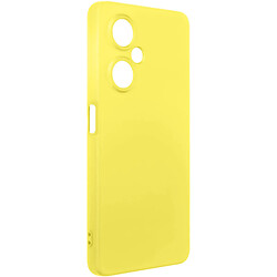 Avizar Coque pour OnePlus Nord CE 3 Lite 5G Silicone Soft Touch Mate Anti-trace Jaune