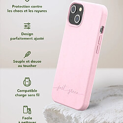 Acheter BIGBEN Coque iPhone 13 Natura Baby Pink - Eco-conçue Just Green