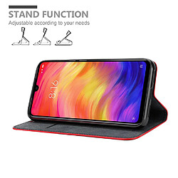 Cadorabo Coque Xiaomi RedMi NOTE 7 Etui en Rouge