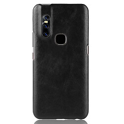 Wewoo Coque antichoc Litchi Texture PC + PU pour Vivo V15 (Noir)