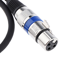 Avis Câble audio XLR 3 broches xlr mâle à femelle xlr microphone mixer haut-parleur