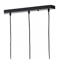 Avis Luminaire Center Suspension Midi noir mat et cuivre poli 5 ampoules