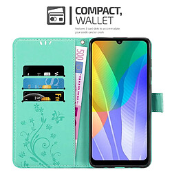 Cadorabo Coque Huawei Y6P Etui en Turquoise