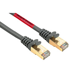 HAMA Câble réseau CAT 5 croisé STP, fiche RJ45 mâle-mâle, 5,00 m