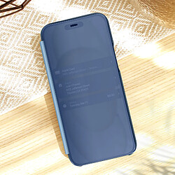 Acheter Avizar Étui Clear View pour iPhone 15 Clapet Miroir Fonction Support Bleu