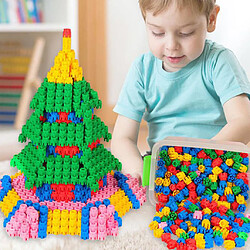 Avis 350 Pièces Hexagone Blocs de Construction Puzzles Garçons et Filles Assemblés et Insertion Hexagonale En Plastique Jouets, maternelle Jeux Creative