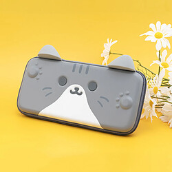 Acheter Étui De Transport Mignon Patte De Chat Compatible Avec Nintendo Switch Slim Style Gris