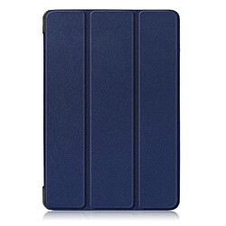 Etui en PU support triple bleu foncé pour votre Apple iPad mini (2019) 7.9 pouces/mini 4