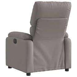 Acheter Maison Chic Fauteuil Relax pour salon, Fauteuil inclinable électrique Taupe Tissu -GKD69646