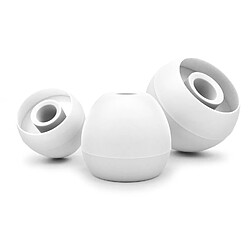 OKULI 12 x Écouteurs en Silicone Embouts d'oreilles pour BEATs Flex, Tour 2.0 Casque Écouteurs en Blanc